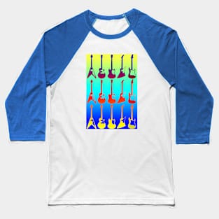 Rock Guitars Baseball T-Shirt